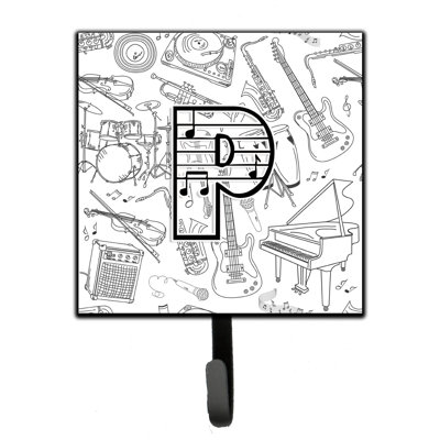 Porte-garde et crochet mural à lettres de notes musicales