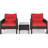 Earlville 2 - Person Patio Conversation Set with Cushions-983439946
