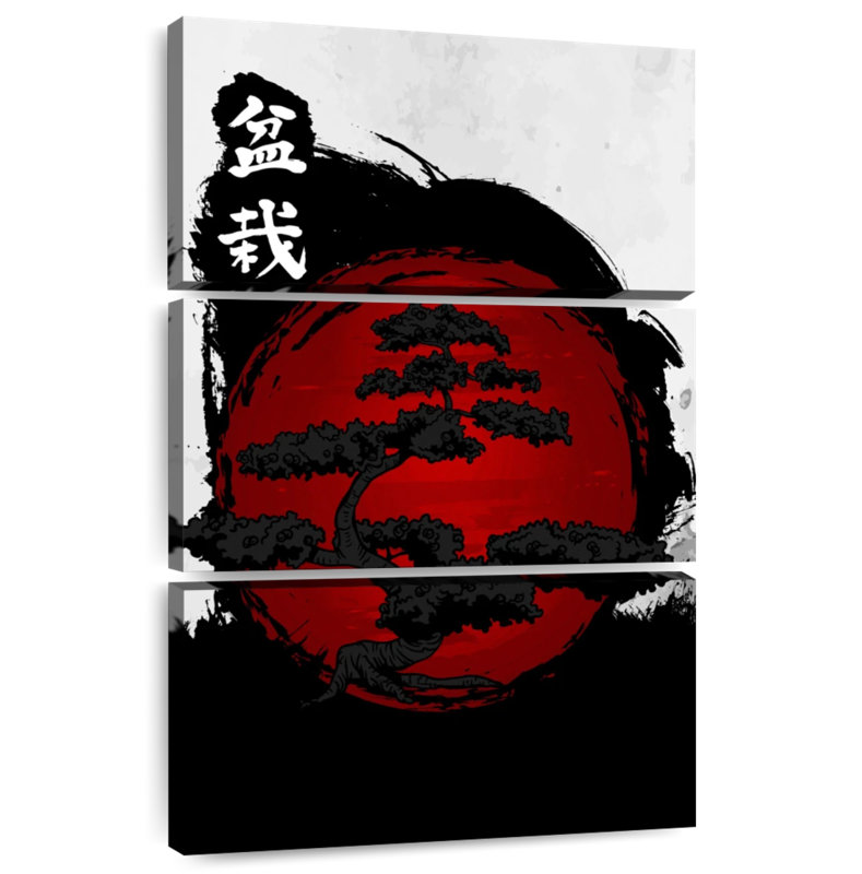 Harnek japonais Bonsai Kanji, H 57 po x l 36 po