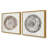 Rings of Time Duo II Set of 2 Canvas Prints in a Polished Gold Frame, 12" x 12"-1739755384-1739755332