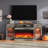 Alvilda 70" Farmhouse LED Fireplace TV Stand-452047747