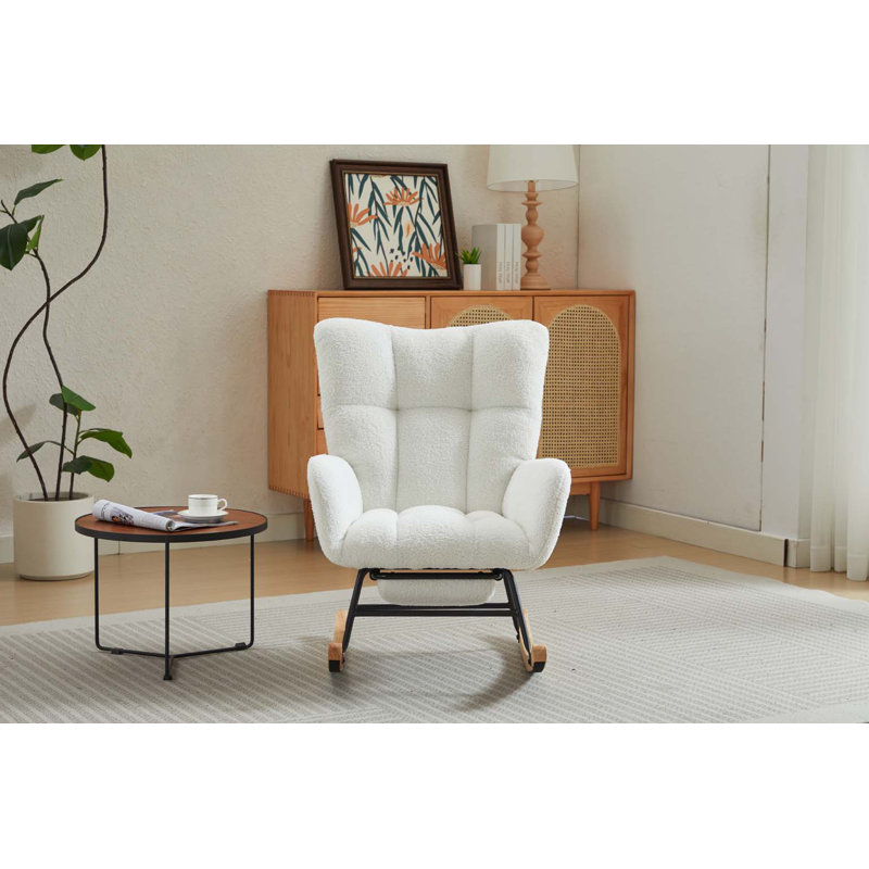 Chaise berçante Modern, Blanc