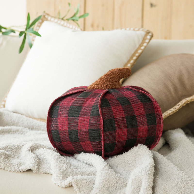 Ensemble de 1 housse de coussin décoratif décoratif Halloween Holiday Collection, Rouge / noir