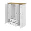Armoire penderie 4 portes avec 2 tiroirs-1208867492