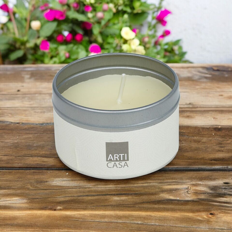 Citronella Scented Tealight Candle with Metal Holder, 2
