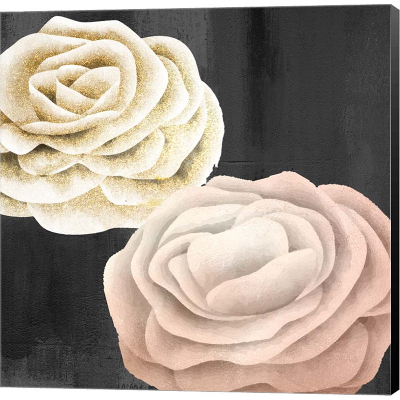 Décoration murale or rose