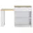 Kitchen Island with Power Outlet, Double-Side Storage and 2 Drawers-1071583744