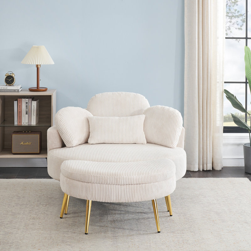 Comfortable Small Sofa, Beige