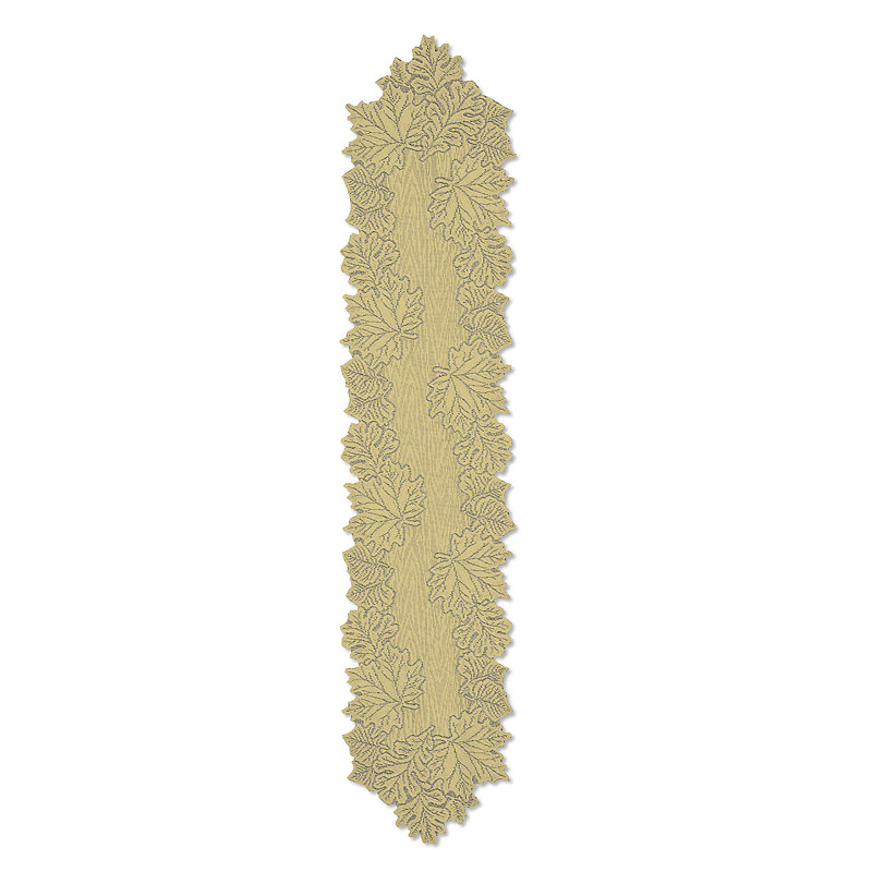 Eswer Floral Table Runner, Goldenrod