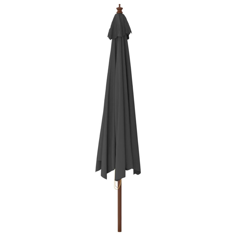 Aslyn Market Parasol, Anthracite, 273cm H x 400cm W x 400cm D