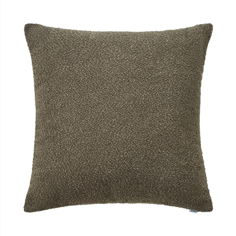 Coussin européen Boucle n° 5, 63,5 x 63,5 cm, avec garniture, Avec insert en fibre