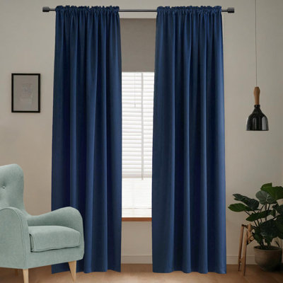 Room Darkening Curtains,2 Panels Set