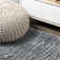 Collesse Solid Shag Gray Rug
