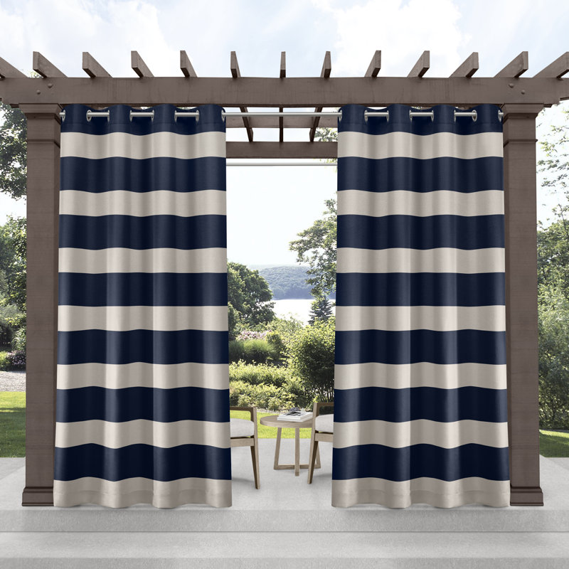 Agim Semi Sheer Curtain Pair, 54" W x 120" L, Seafoam