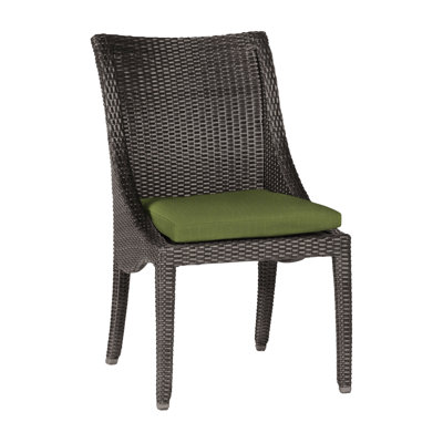 Athena Patio Dining Side Chair with Cushion
