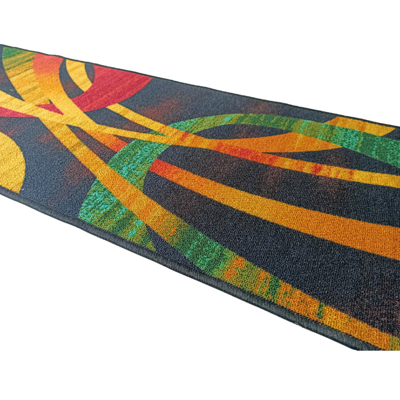 Rupert Abstract Area Rug, Rectangle 80 x 150cm