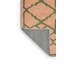 Tapis brun treillis lavable à la machine-2025584997