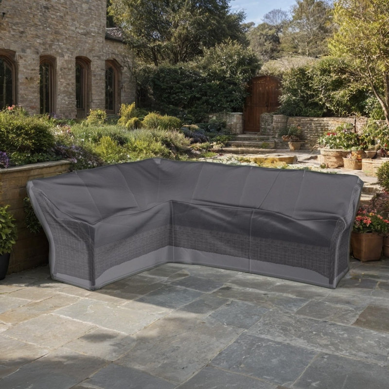 Aerocover by Platinum - Right Hand Outdoor Seating Set Aerocover - Long 270x210x85x65x90cm