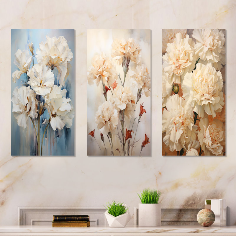 Ensemble de 3 décorations murales en métal Minimalisme, H 28 po x l 36 po