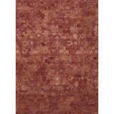 Paradise Hand Knotted Damask Area Rug