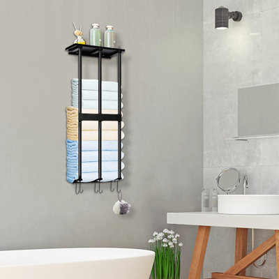 Peragine 5 " Iron Wall Towel Rack
