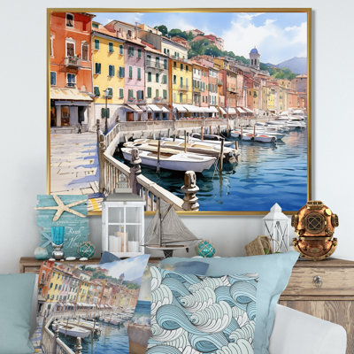 «Italie», charme côtier sur toile