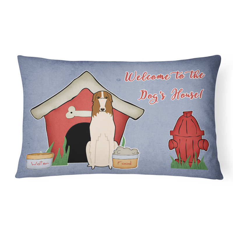 Coussin lombaire en toile lourde intérieur/extérieur moderne dog house