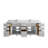 84'' Double Bathroom Vanity with Quartz Top-90700909-90700910