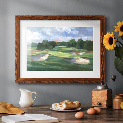 Golf Course Study III, reproduction d'art encadrée