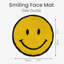 Creager Smiley Face Round Bath Mat
