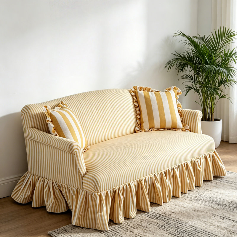 Vintage Yellow Sofa