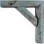 Support de style campagne rétro l 3 1/2 po x P 10 po x H 10 po, collection Barnwood Decor, bleu bois flottant-29095396-29095405
