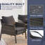 Chaise de patio avec coussin Isatou