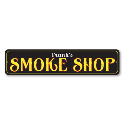 Smoke Shop Custom Aluminum Sign