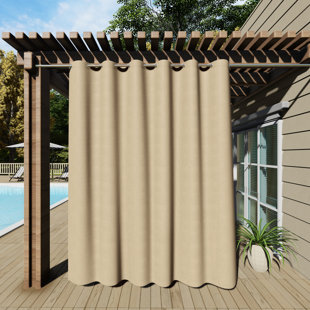  RYB HOME 2 Panels Pergola Curtains Outdoor - Linen