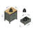 Chabot Modern 2-Drawer Nightstand Set Of 2-694072542