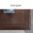 American double-sided four-drawer end table