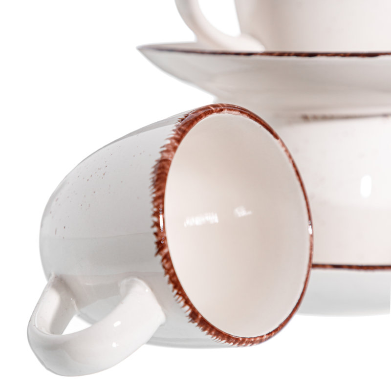 Garrow Stoneware Espresso Cup and Saucer
