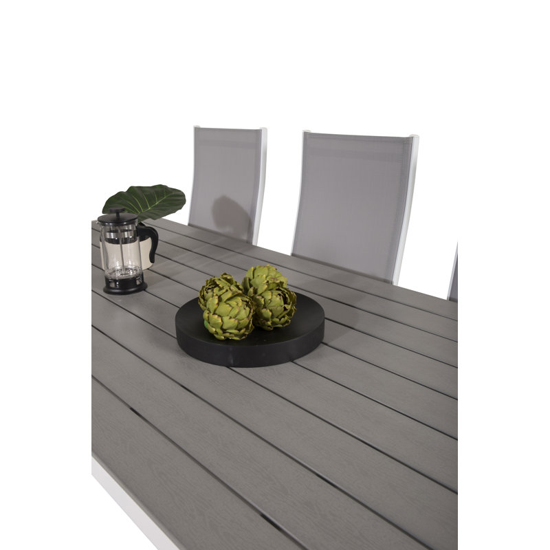 Alberte 6 - Person Patio Dining Set with Rectangular Table