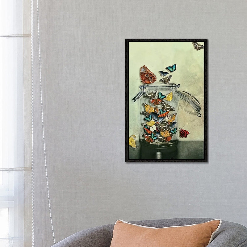 Freedom by Heather Landis - Print on Canvas, Black Framed, 66.04 cm H x 45.72 cm W