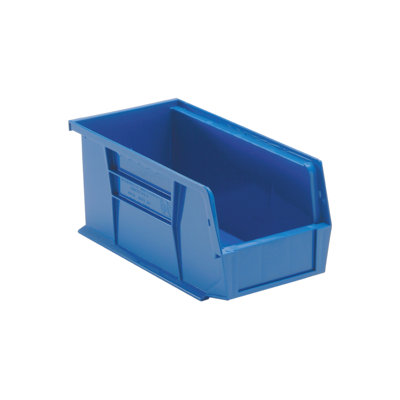  QUS230BL Ultra Stack & Hang Heavy Duty Part Organizer Blue Bins 11" L x 6" W x 5" H 12 Pack