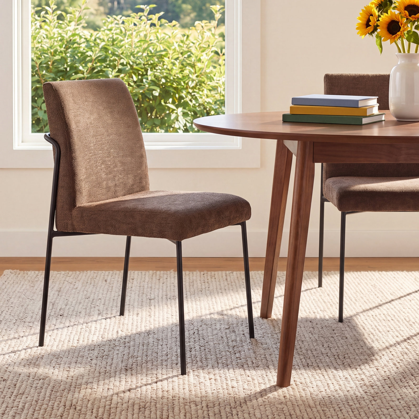 Waast Dining Chair, Dark Brown