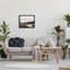 Art mural sur toile flottant avec paysage et campagne-240581624-240581625