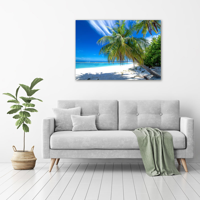 Tropical Beach - Wrapped Canvas Print