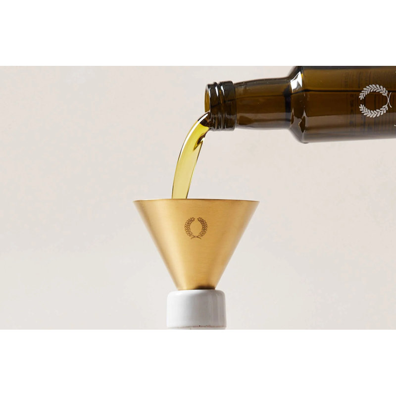 Farmhouse Pottery Stainless Steel Funnel, Gold