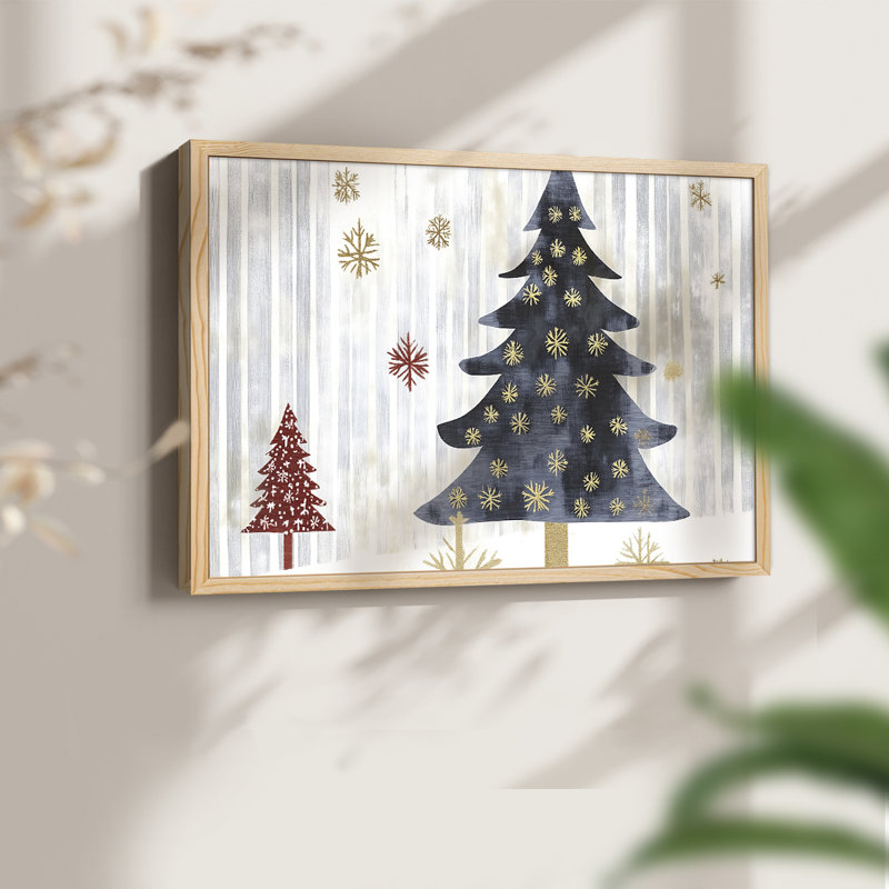 Chirstmas Art-CLXX -Framed Print - Restickable, H 8 po x l 10 po, Naturel