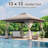 13 Ft. W X 13 Ft. D Metal Pop-up Gazebo With Mosquito Netting-110732560