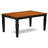 5 Piece Dining Room Furniture Set Includes a Rectangle Wooden Table with Butterfly Leaf and 4 Kitchen Dining Chairs, Black & Cherry-22133851-49667104