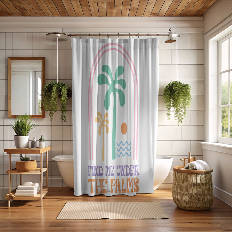 Lillyana Shower Curtain, 74"H x 71"W