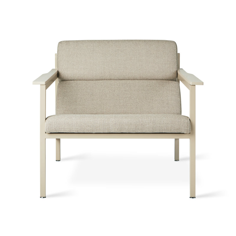 Halifax Armchair, Andorra Almond Performance Basketweave, Latte